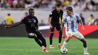 Alhasil, Tim Tango unggl 4-2 atas Ekuador di babak penalti, dan berhak melaju ke semifinal Copa America 2024.  (Omar Vega / GETTY IMAGES NORTH AMERICA / Getty Images via AFP)