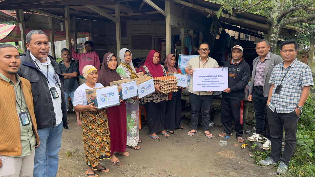 BRI Peduli Sigap Bantu Warga Terdampak Banjir di Sumatera Utara