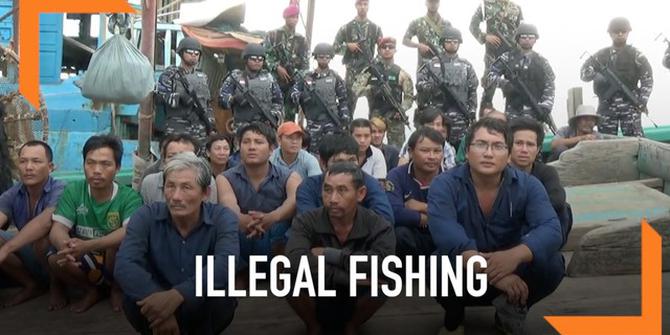 VIDEO: 3 Kapal Ikan Vietnam Ditangkap di Natuna