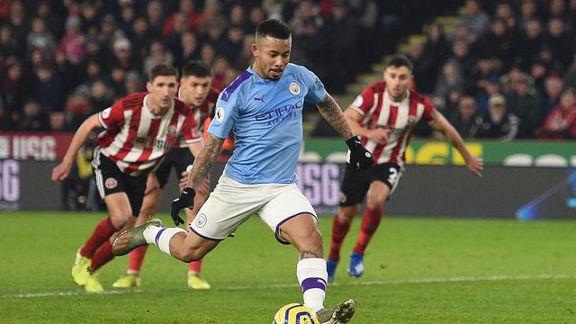 Striker Manchester City, Gabriel Jesus (OLI SCARFF / AFP)