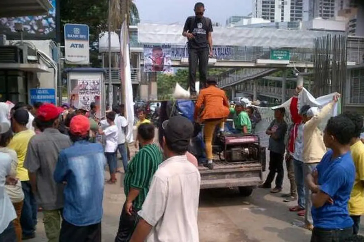 Kecelakaan dan Unjuk Rasa Warnai Kemacetan Jakarta Selasa Pagi