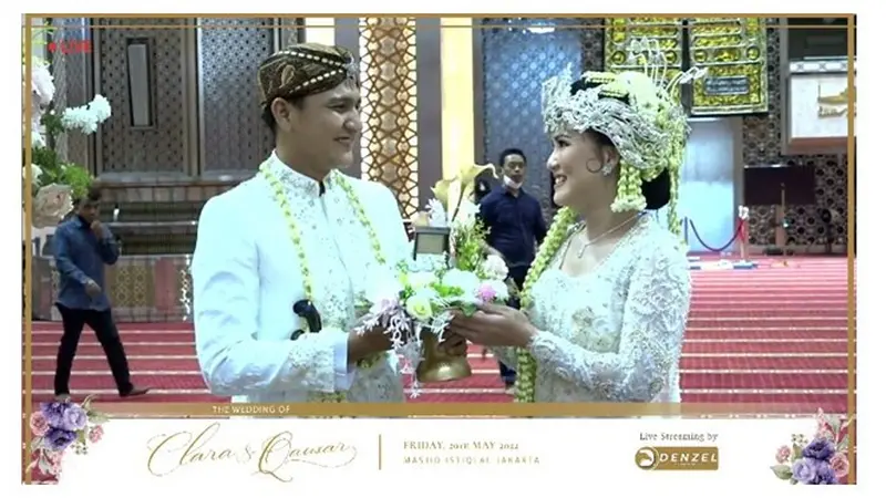 12 Momen Akad Nikah Masayu Clara dan Qausar Harta, Usung Adat Sunda