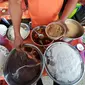 Bubur Kampiun khas Bukittinggi ada di Festival Kuliner Serpong. (Liputan6.com/Pramita Tristiawati)