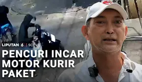 Pencuri Incar Motor Kurir Paket
