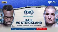 Link Live Streaming UFC Fight Night : Hall vs Strickland di Vidio, Minggu 1 Agustus 2021. (Sumber : dok. vidio.com)