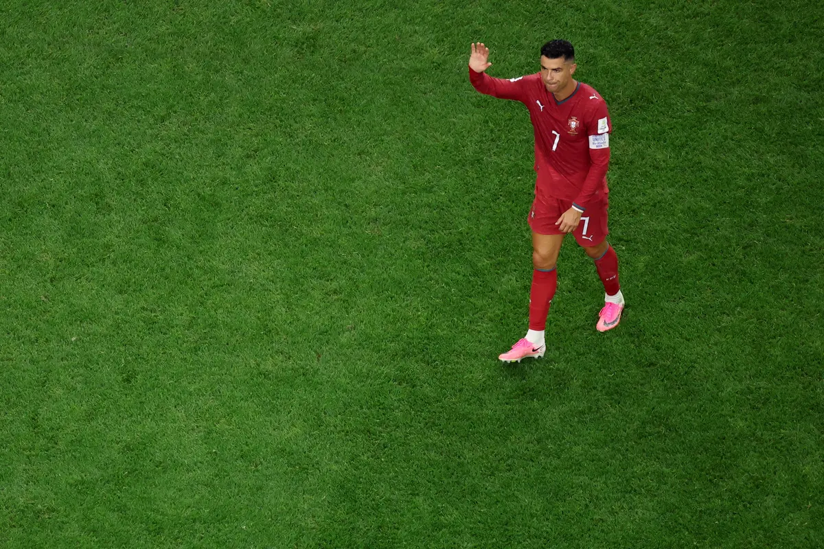 Pemain Portugal Cristiano Ronaldo