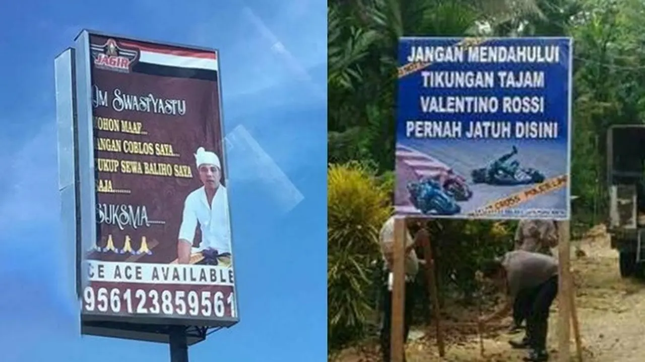 6 Baliho Ini Nyeleneh Banget, Bikin Tepuk Jidat