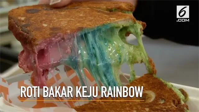 VIDEO: Roti Bakar Keju Rainbow, Kudapan Baru Paskah