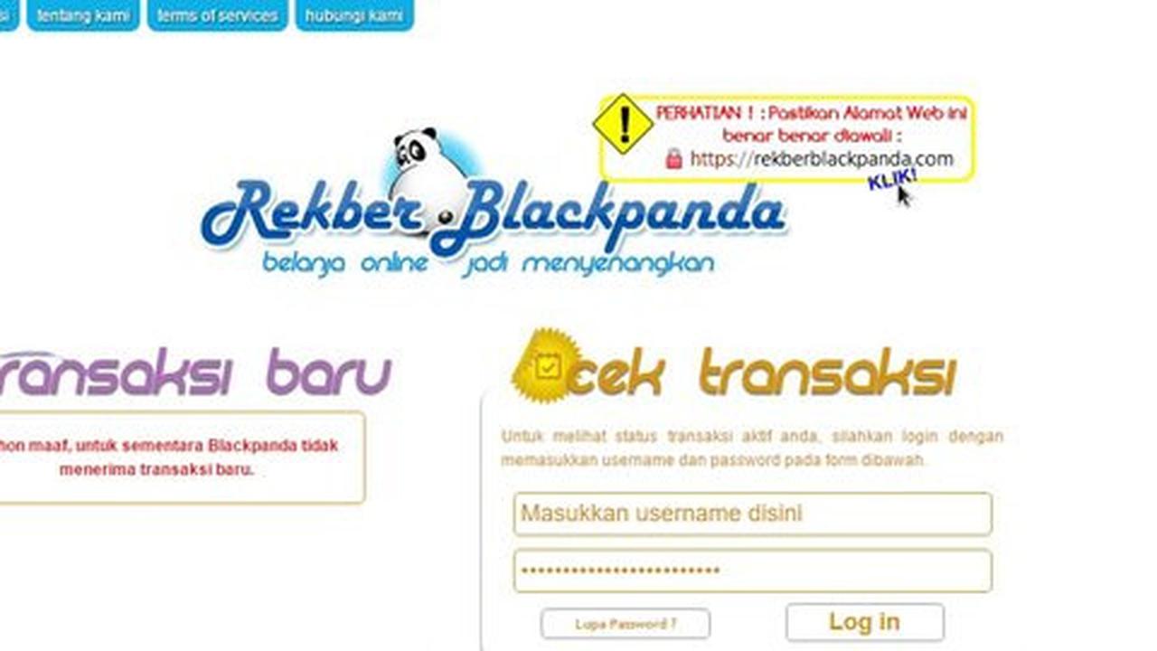 Rekber BlackPanda Kaskus bakal kembalikan dana penggunanya