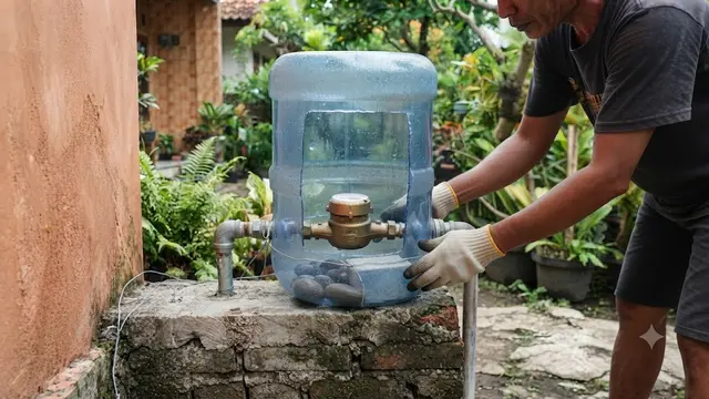 Pelindung pada Meteran Air