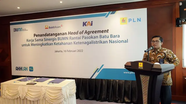 PLN, PTBA, dan KAI Teken Kerja Sama Amankan Pasokan Batu Bara