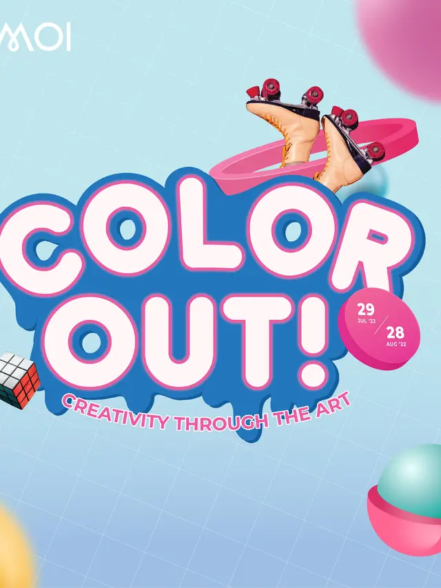 Acara Color Out di MOI, Ada Instalasi Seni hingga Bisa Main Sepatu Roda