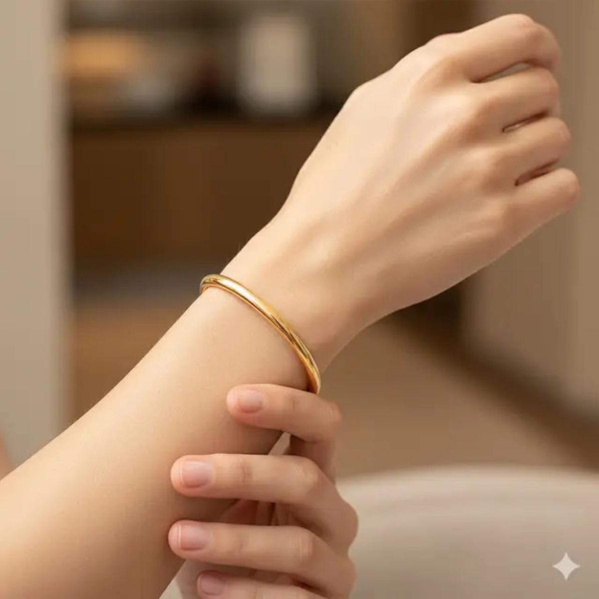 7 Model Gelang Emas 2 Gram Kombinasi Klasik dan Modern, Tampil Elegan tanpa Harus Boros Budget