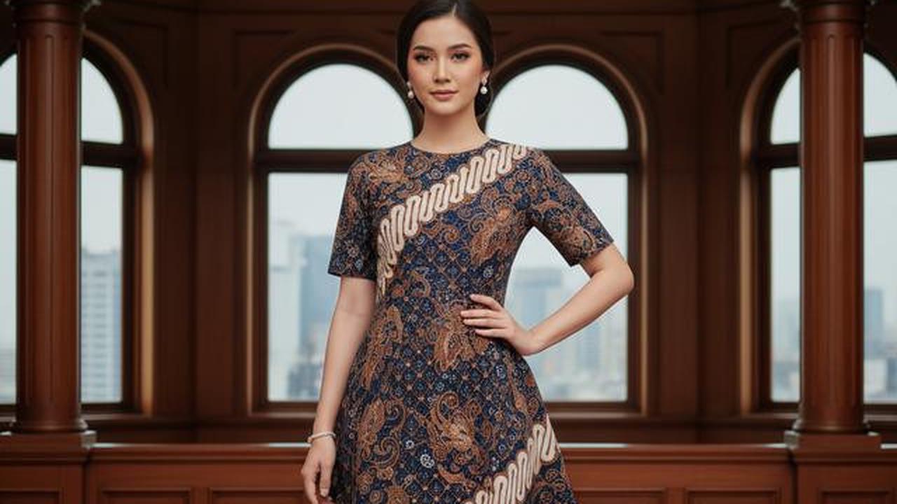 7 Model Dress Batik Simpel dan Elegan untuk Peringati Sumpah Pemuda 28 Oktober 2025