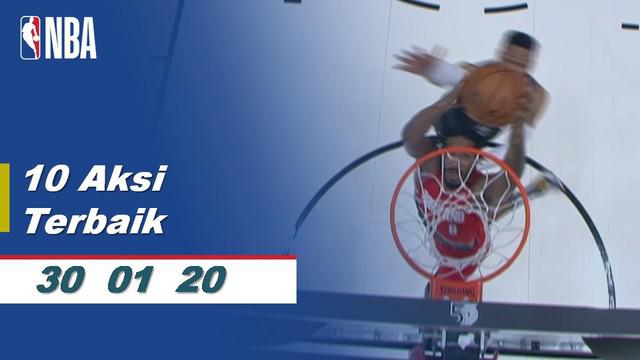 Berita Video 10 Aksi Terbaik NBA 30 Januari 2020