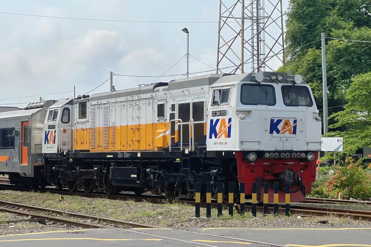 Ilustrasi kereta api, KAI