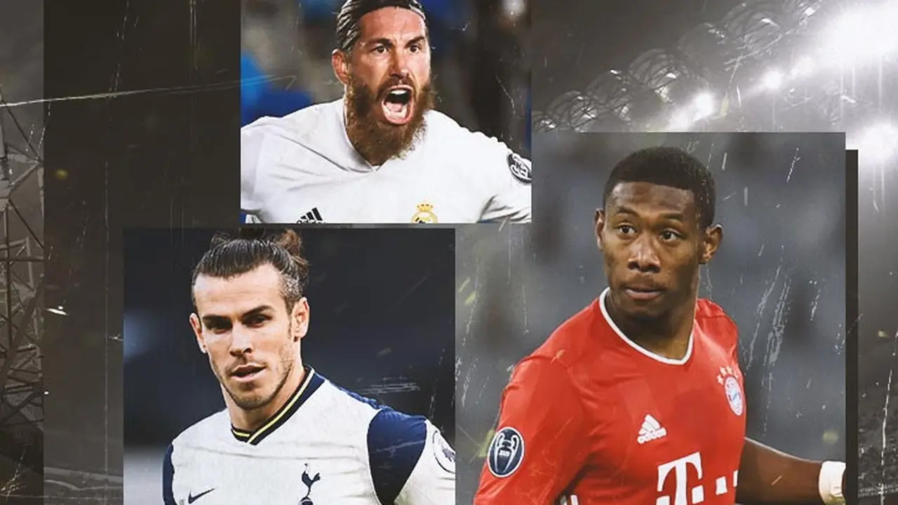 Ilustrasi - Gareth Bale, Sergio Ramos, David Alaba