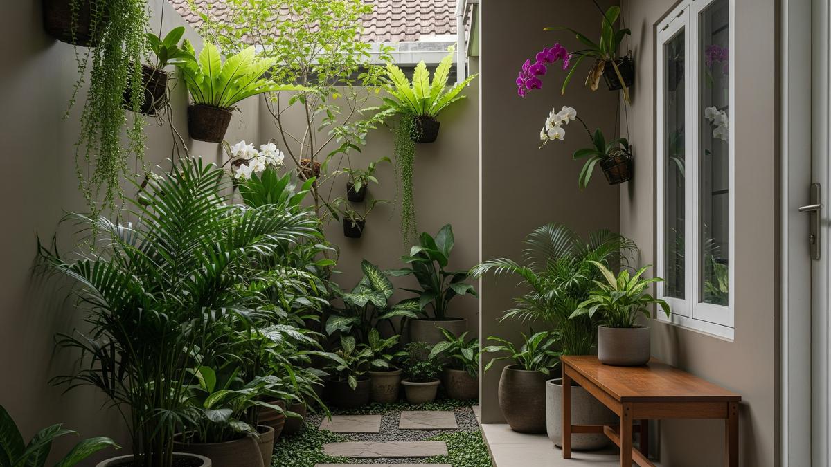 9 Model Teras Rumah Sempit Tapi Tampil Asri dengan Tanaman, Bikin Rumah Lebih Hidup