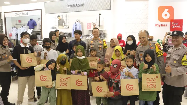 Liburan Seru Anak Yatim Piatu Covid-19 Cek Pospam HIngga Belanja di Mall