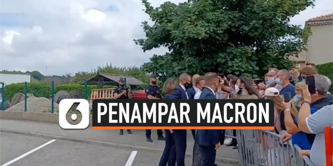 VIDEO: Penampar Presiden Prancis Emmanuel Macron Didakwa Penjara 3 Tahun