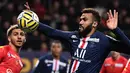 Choupo-Moting hanya bermain sembilan pertandingan di kompetisi Ligue 1 musim 2019/2020. Pemain berusia 31 tahun ini menyumbangkan tiga gol serta satu assist. (AFP/Franck Fife)