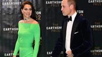 Kate Middleton kenakan gaun sewaan berwarna hijau dipadukan dengan kalung milik Putri Diana (instagram/perchasvacias)