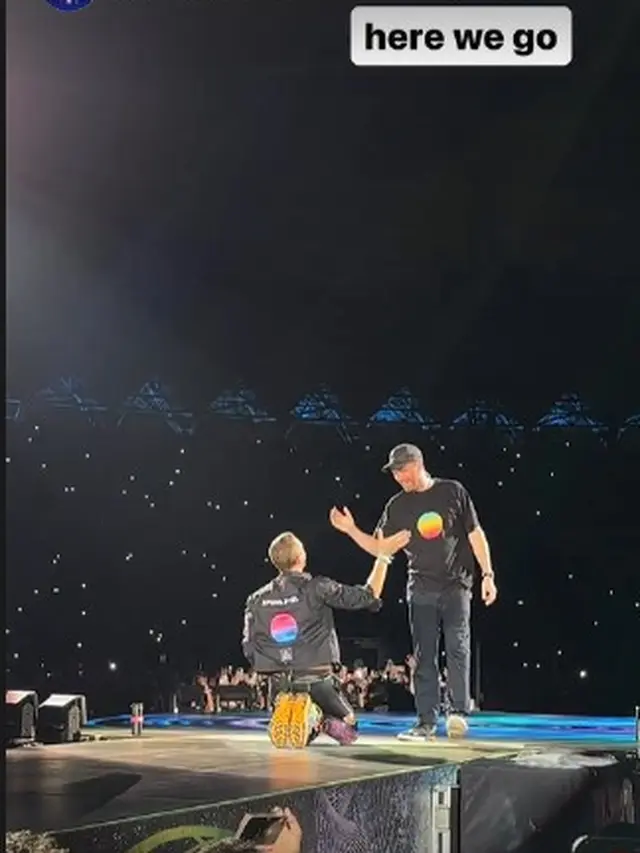 Potret Valencia Tanoe Nekat Nonton Konser Coldplay, Pamer Baby Bump
