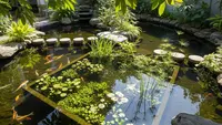 7 Desain Kolam Ikan yang Tidak Perlu Sering Dikuras, Estetik, Sehat, dan Minim Perawatan