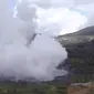 Kawah Sileri usai meletus pada 2 April 2018 . (Foto: Liputan6.com/BPBD Banjarnegara/Muhamad Ridlo)