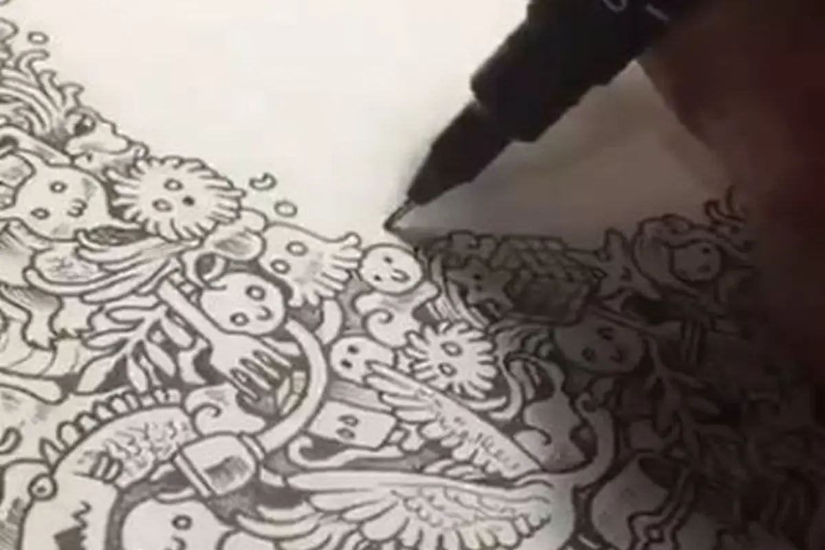 [Bintang] Menyimak Proses Pembuatan Doodle Lebih Detail dalam 28 Detik!