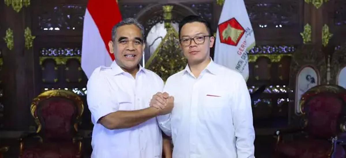 Partai Gerindra resmi mengganti posisi Sekretaris Jenderal dari Ahmad Muzani menjadi Sugiono. (@ahmadmuzani2)