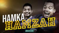 Salah satu bek senior yang masih bermain di dunia sepak bola Indonesia, Hamka Hamzah. (Bola.com/Dody Iryawan)
