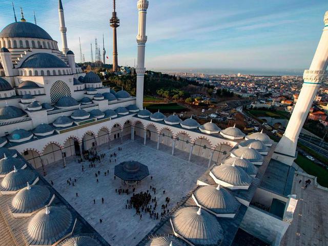 Jelang Ramadan 2019 Presiden Erdogan Resmikan Masjid Terbesar Di Turki Ramadan Liputan6 Com