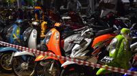 Deretan motor Honda yang mengikuti Honda Modif Contest 2018 (Wahana)