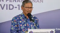 Juru Bicara Pemerintah untuk Penanganan COVID-19 Achmad Yurianto saat konferensi pers Corona di Graha BNPB, Jakarta, Selasa (30/6/2020). (Dok Badan Nasional Penanggulangan Bencana/BNPB)