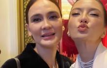 Momen Raline Shah saat Sertijab "Presiden Jomblo" dari Luna Maya, Tampil Elegan Pakai Outfit Serba Putih