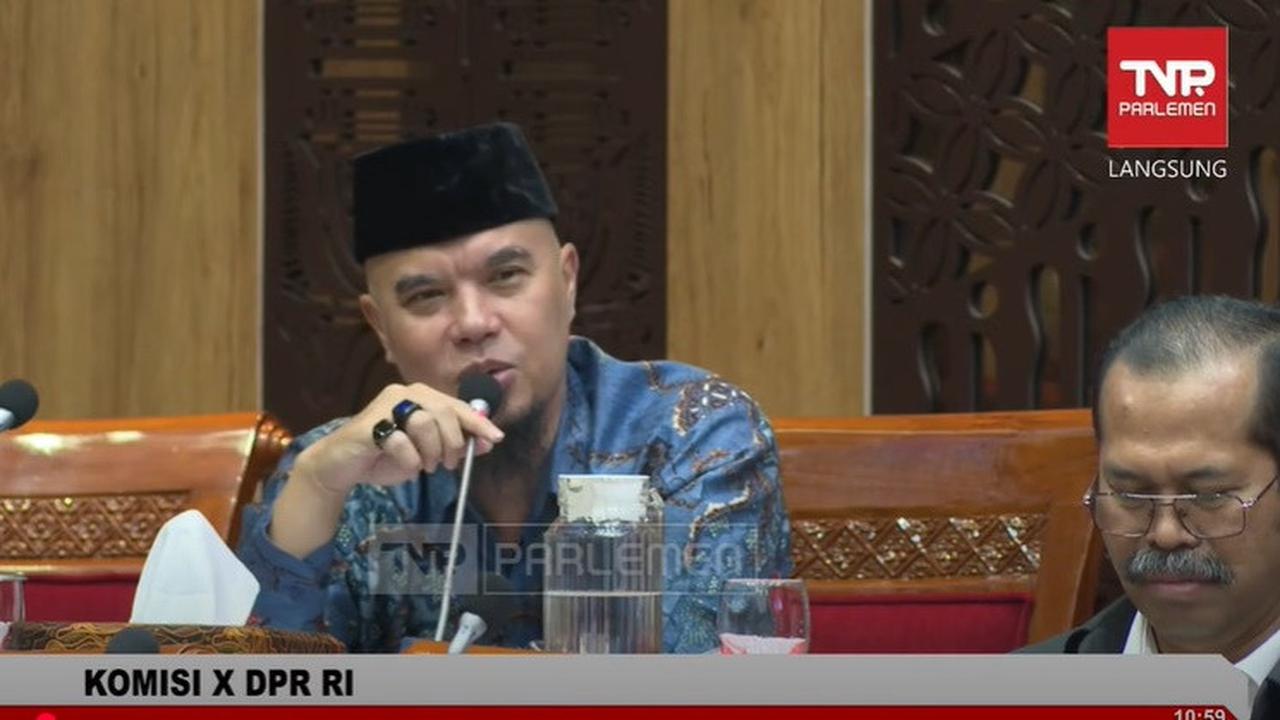 Momen Melly Goeslaw dan Ahmad Dhani Nyanyi Saat Rapat Komisi X DPR RI, Tuai Sorotan