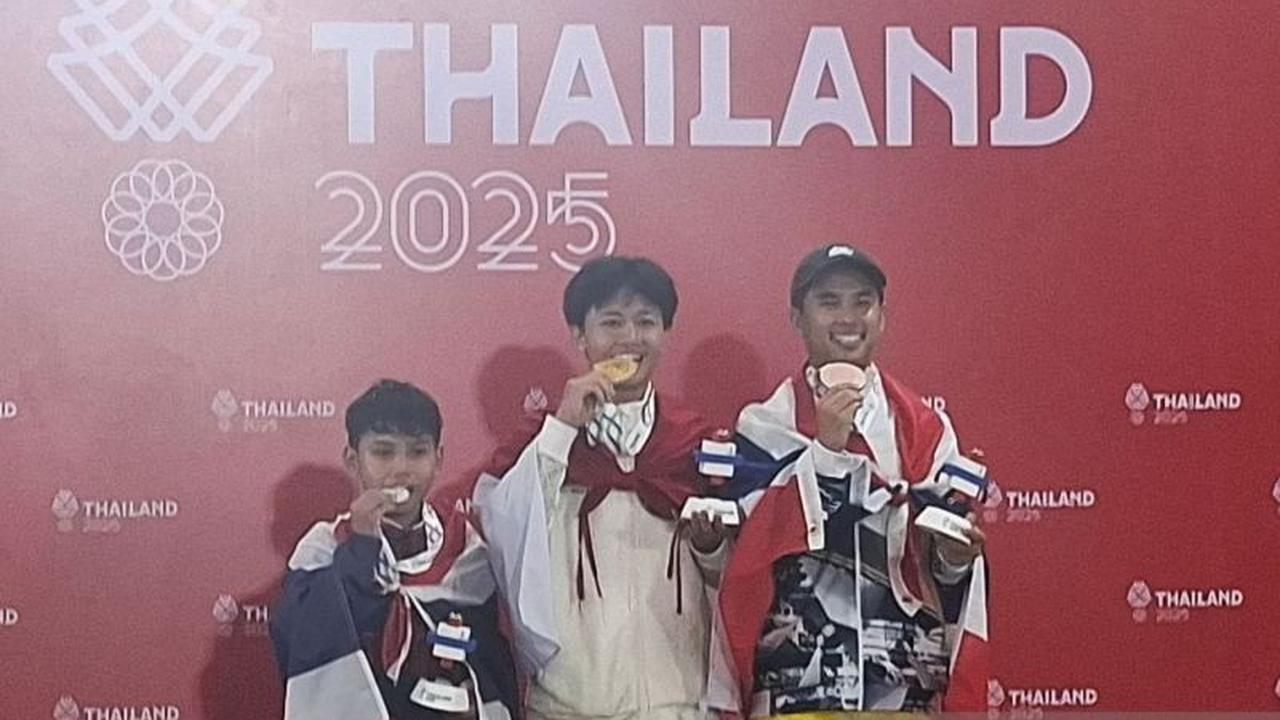 Dramatis! Basral Graito Raih Emas SEA Games Skateboard Putra di Detik Terakhir