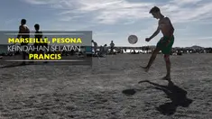 Marseille, kota yang berada di selatan Prancis yang memiliki keindahan pada pantainya.