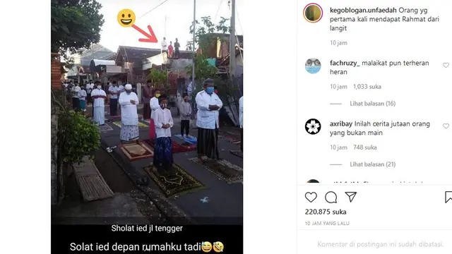 salat Idul Fitri physical distancing