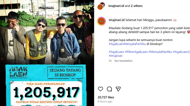 Film Agak Laen 2. (Instagram/ imajinari.id)