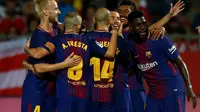2 Gol Bunuh Diri Bawa Barcelona Kalahkan Girona