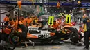 Grand Prix Singapura yang akan menjadi seri ke-18 berlangsung pada 20-22 September 2024 di Sirkuit Jalan Raya Marina Bay. (MOHD RASFAN/AFP)