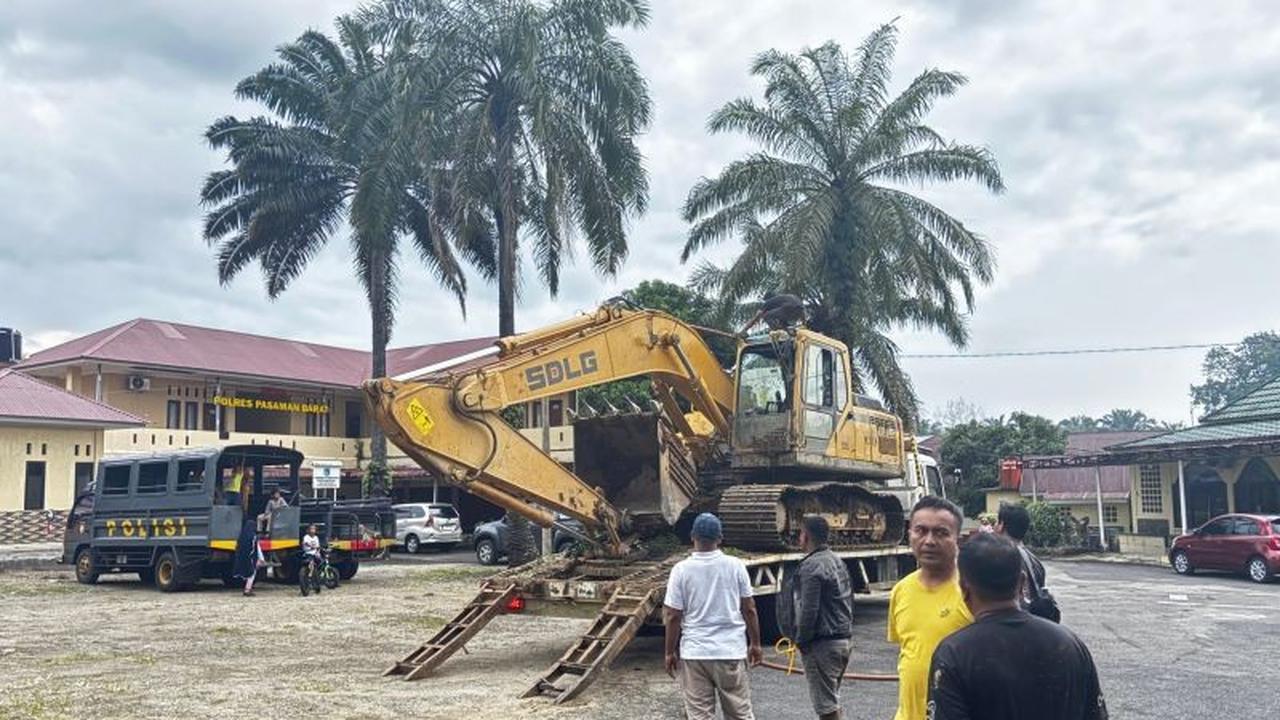 Polres Pasaman Barat Periksa Delapan Pelaku Penambangan Emas Ilegal
