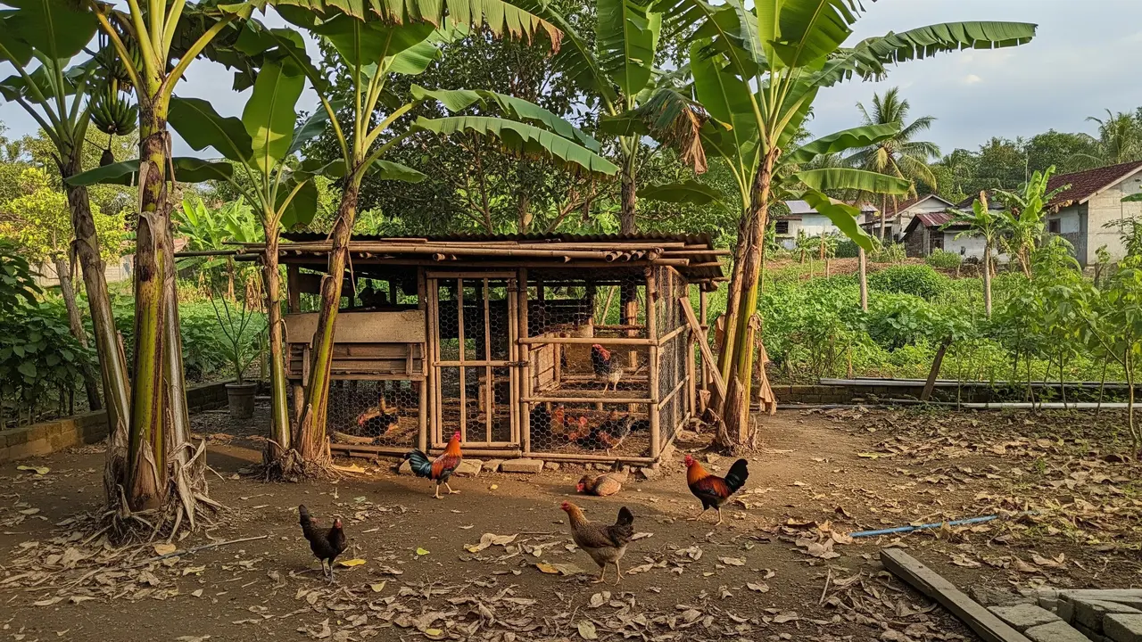 Tanaman Peneduh Alami untuk Kebun Ayam