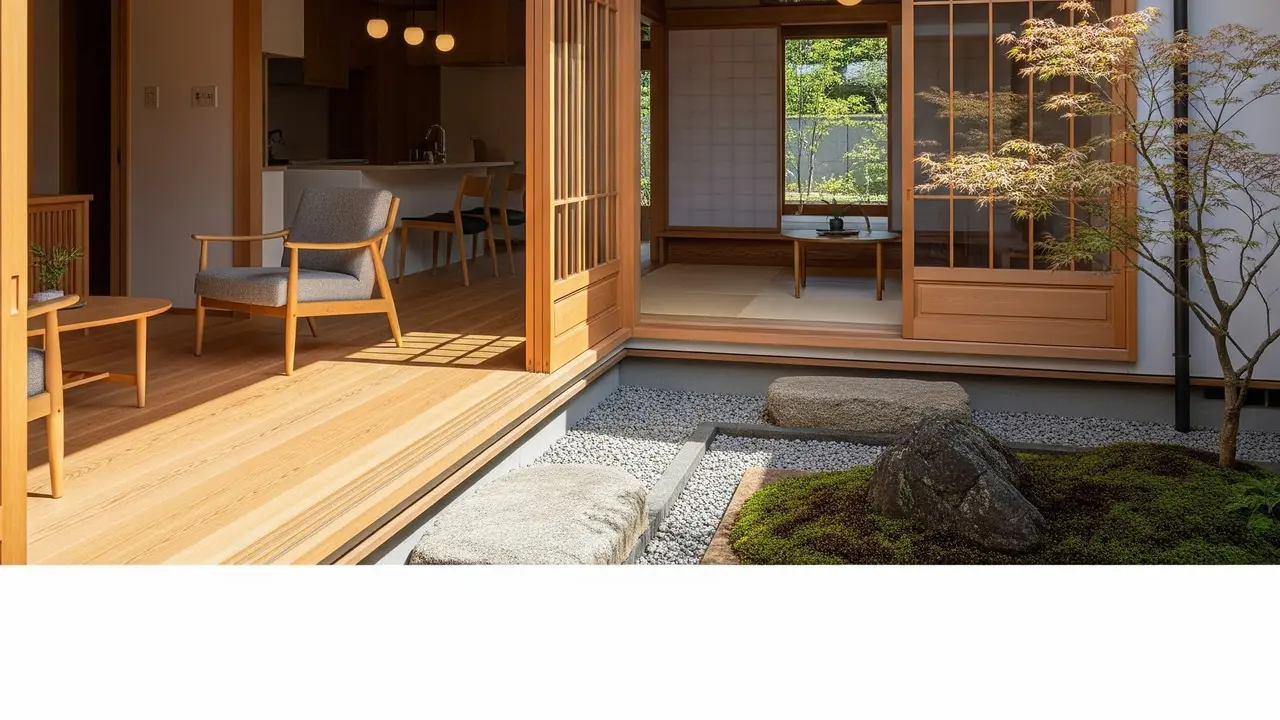 Rumah Kecil Elegan dengan Pintu Geser (Image by Gemini AI)