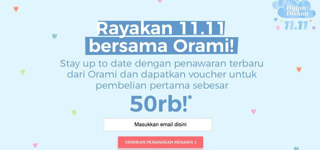 Jangan ketinggalan untuk berburu diskon di Orami/copyright iPrice.com