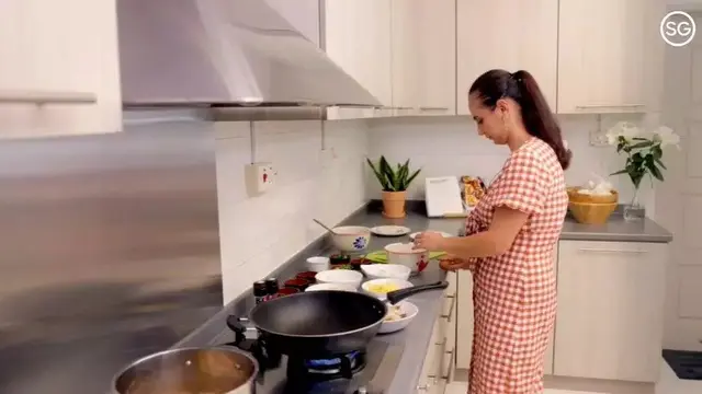 Model Backsplash Aluminium di Dapur Marissa Nasution