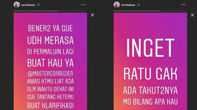 Pesan Lucinta Luna untuk Deddy Corbuzier