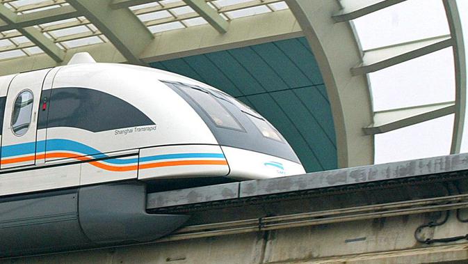 Ilustrasi kereta super cepat. (Doc: AFP)